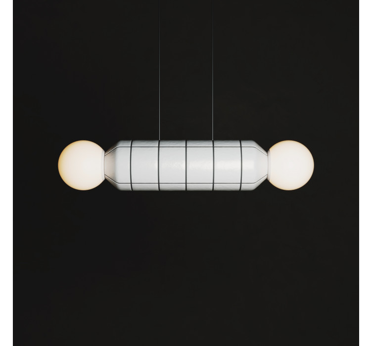 Подвесной светильник NAVAZI MONOCHROME medium horizontal lamp8